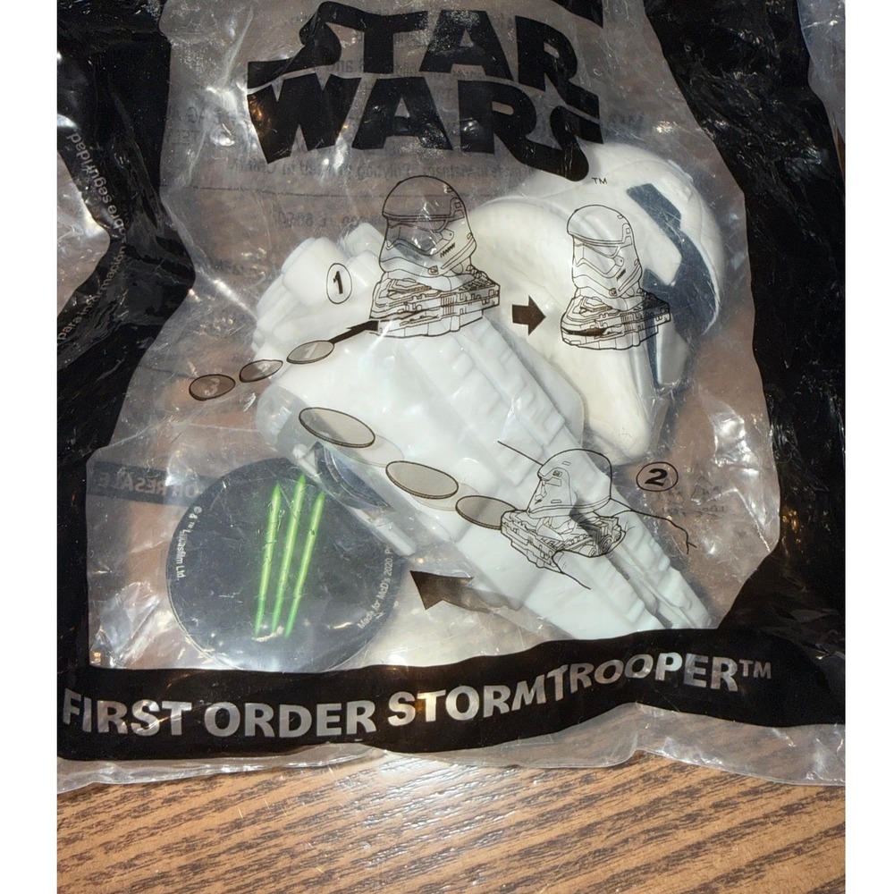 McDonalds Star Wars First Order Stormtrooper Kylo Ren Happy Meal Toys Lot‎ - Picture 2 of 3
